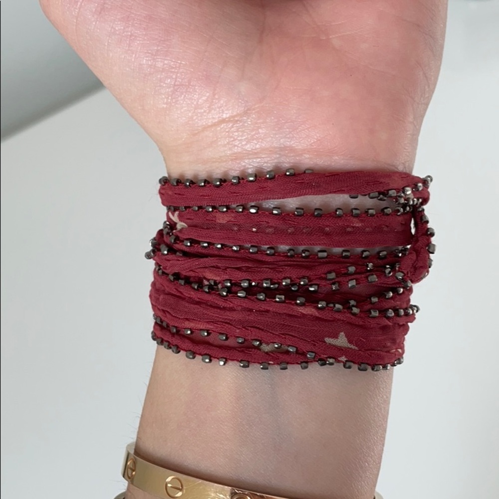 Red Chan Luu Wrap bracelets (or necklace)